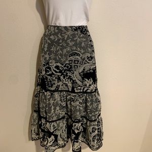 Express Floral Skirt